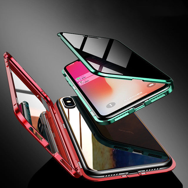 Phone Case Anti-peep Magnetic Protective Shell,for iphone xr cases.iphone 11 case.iphone 8 case.