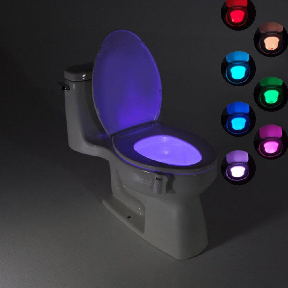 amazing toilet bowl light 24 color waterproof-get one now
