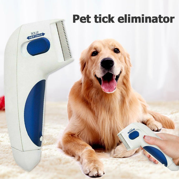 electric flea comb-tick remover for dogs and cats