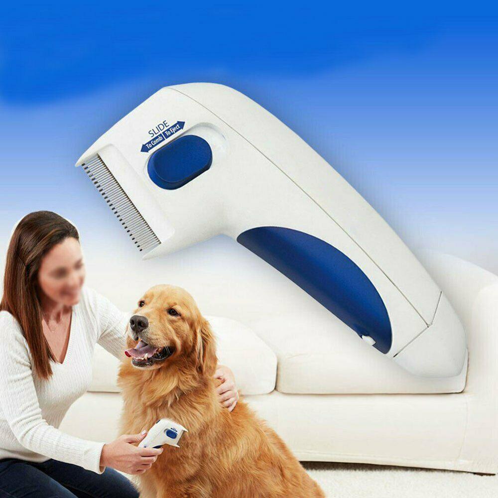 electric flea comb-tick remover for dogs and cats