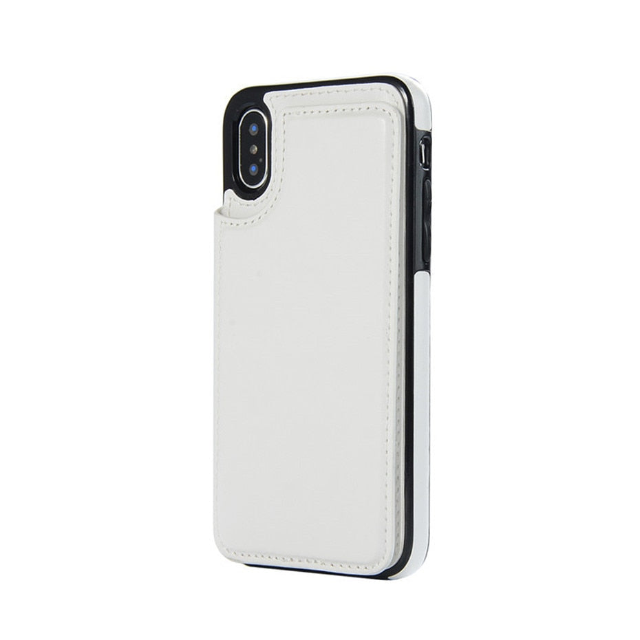 iphone 11 case-slim leather cover can hol up 2-3 cards