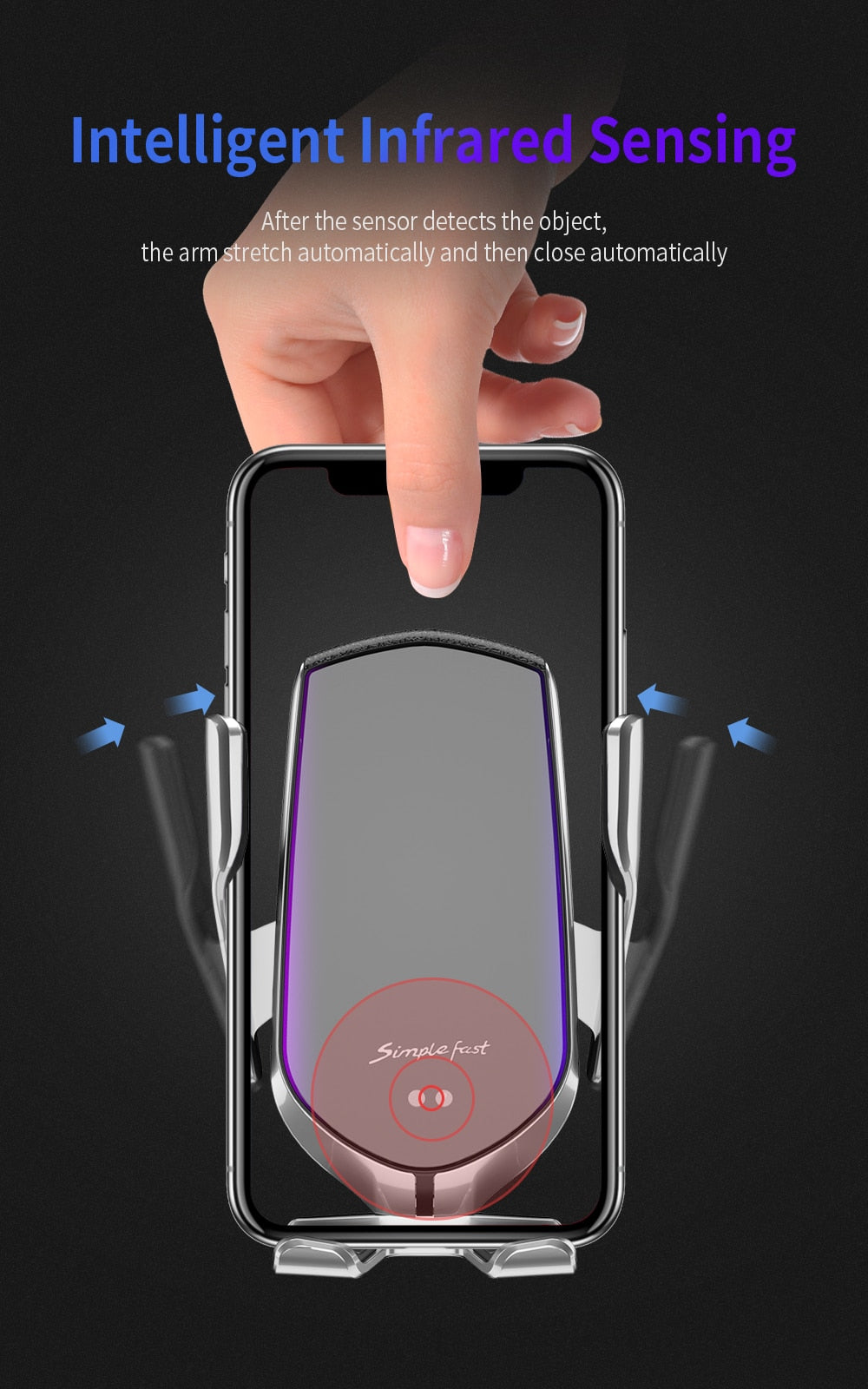 wireless car charger-fast iphone 11-iphone pro max.